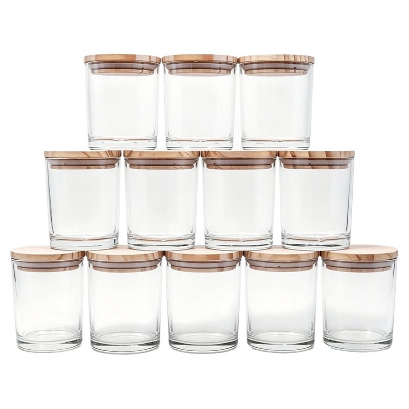 Candle Making Jars With Lids - M11K – Mum Yapımında Kullanılmak Üzere