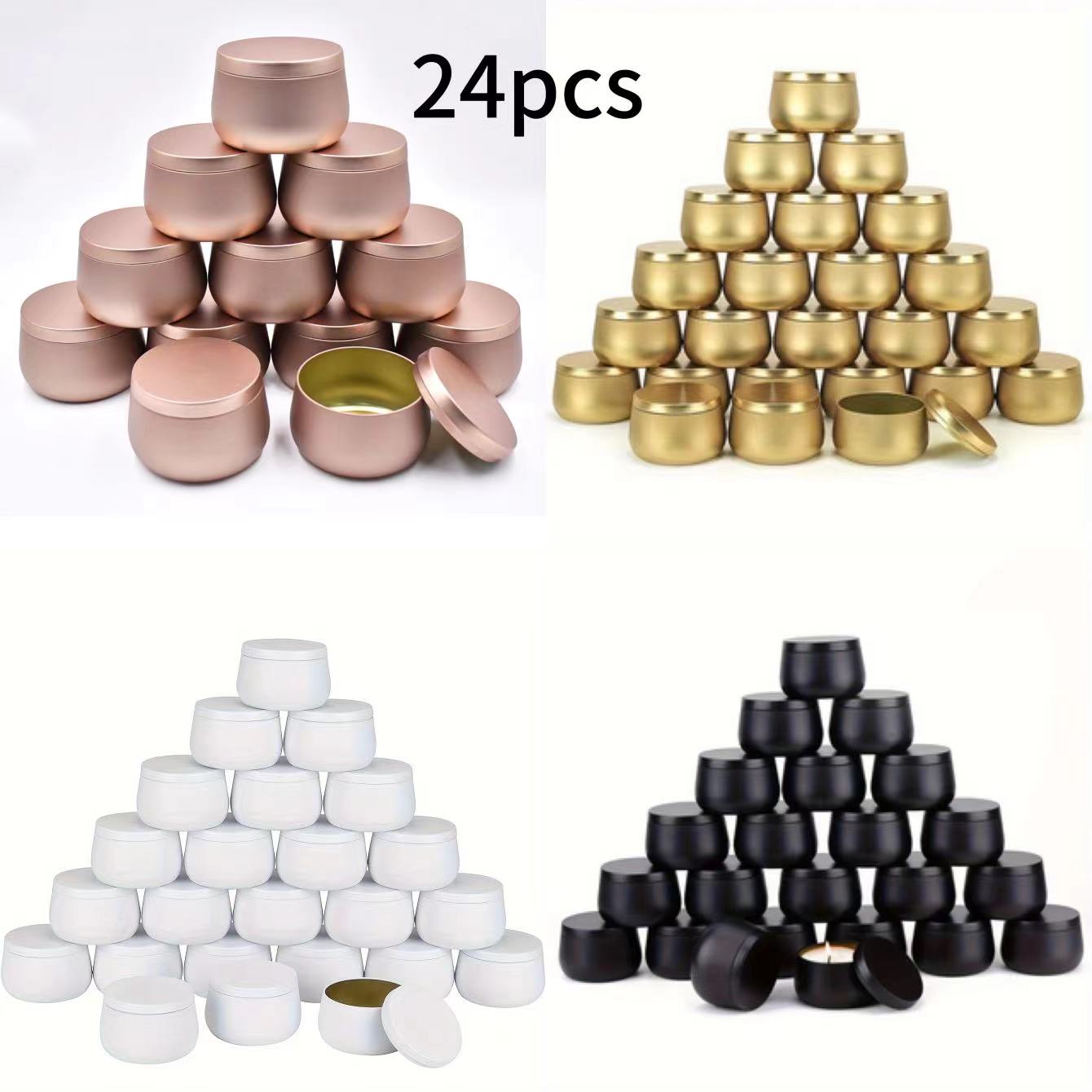 Candle Making Jars With Lids - Çok Amaçlı Teneke 