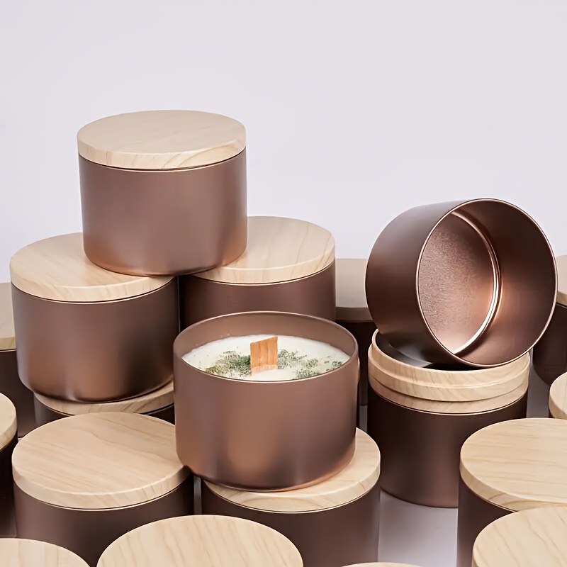 45 adet Gül Altın Rengi Metal  - Candle Making Jars With Lids incelemesi ve fiyatı