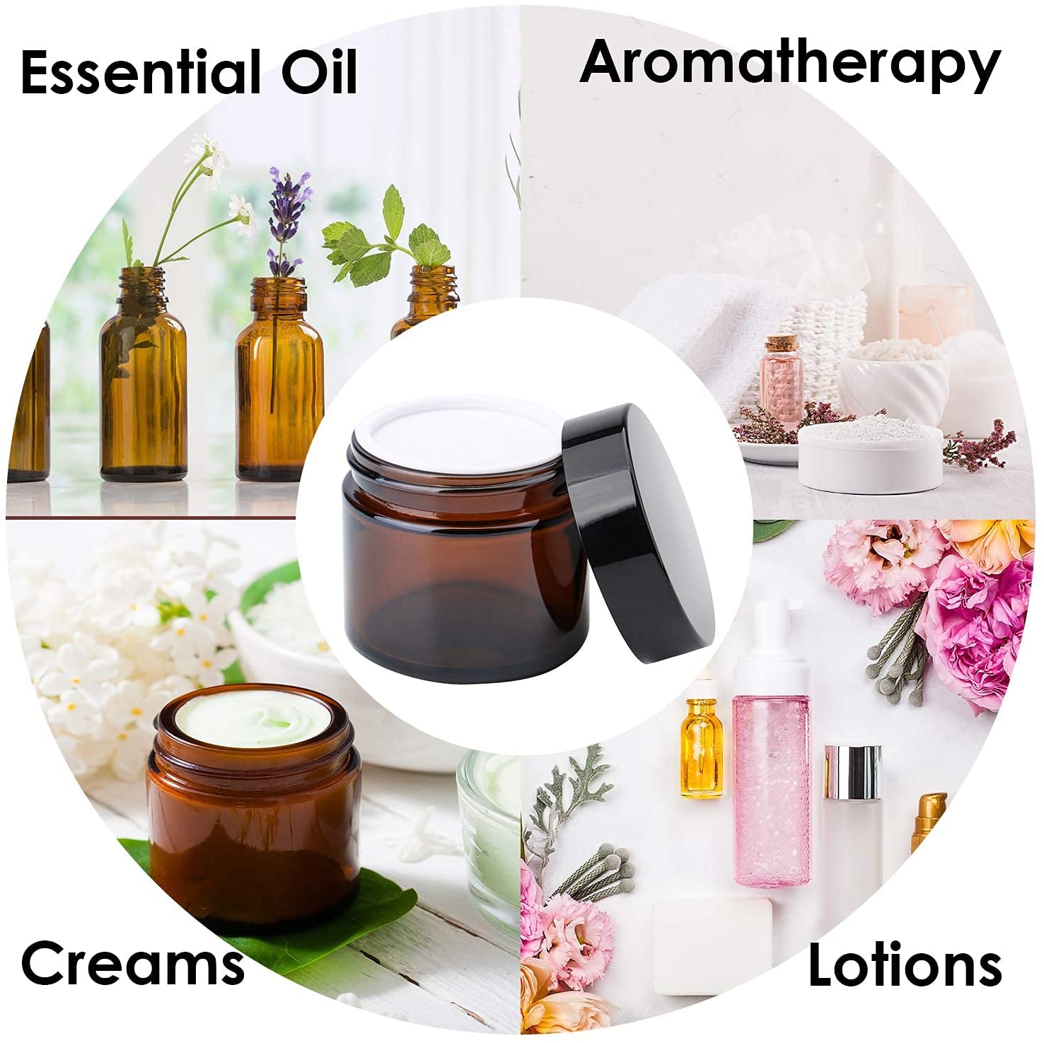 20 adet 5ml 10ml 15ml 20ml 30m - Candle Making Jars With Lids incelemesi ve fiyatı